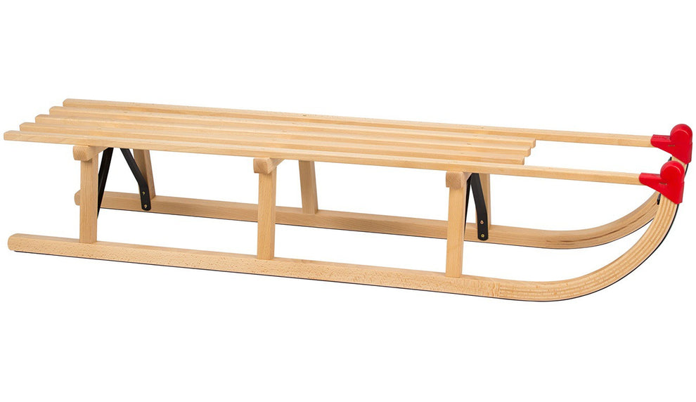 Sanie Din Lemn Davos, Rosu, 120 Cm.