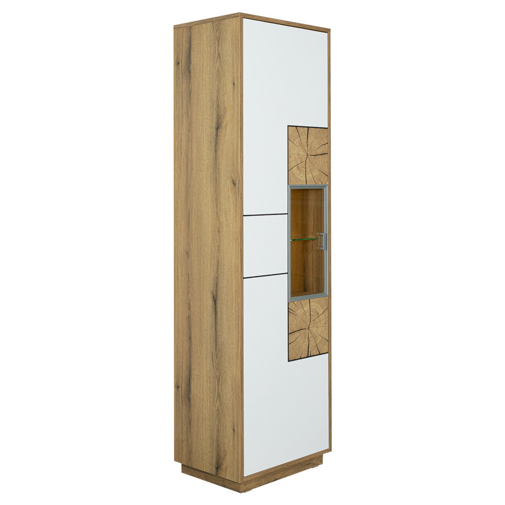 Set Living Urbano White Cu Polita, 285 cm
