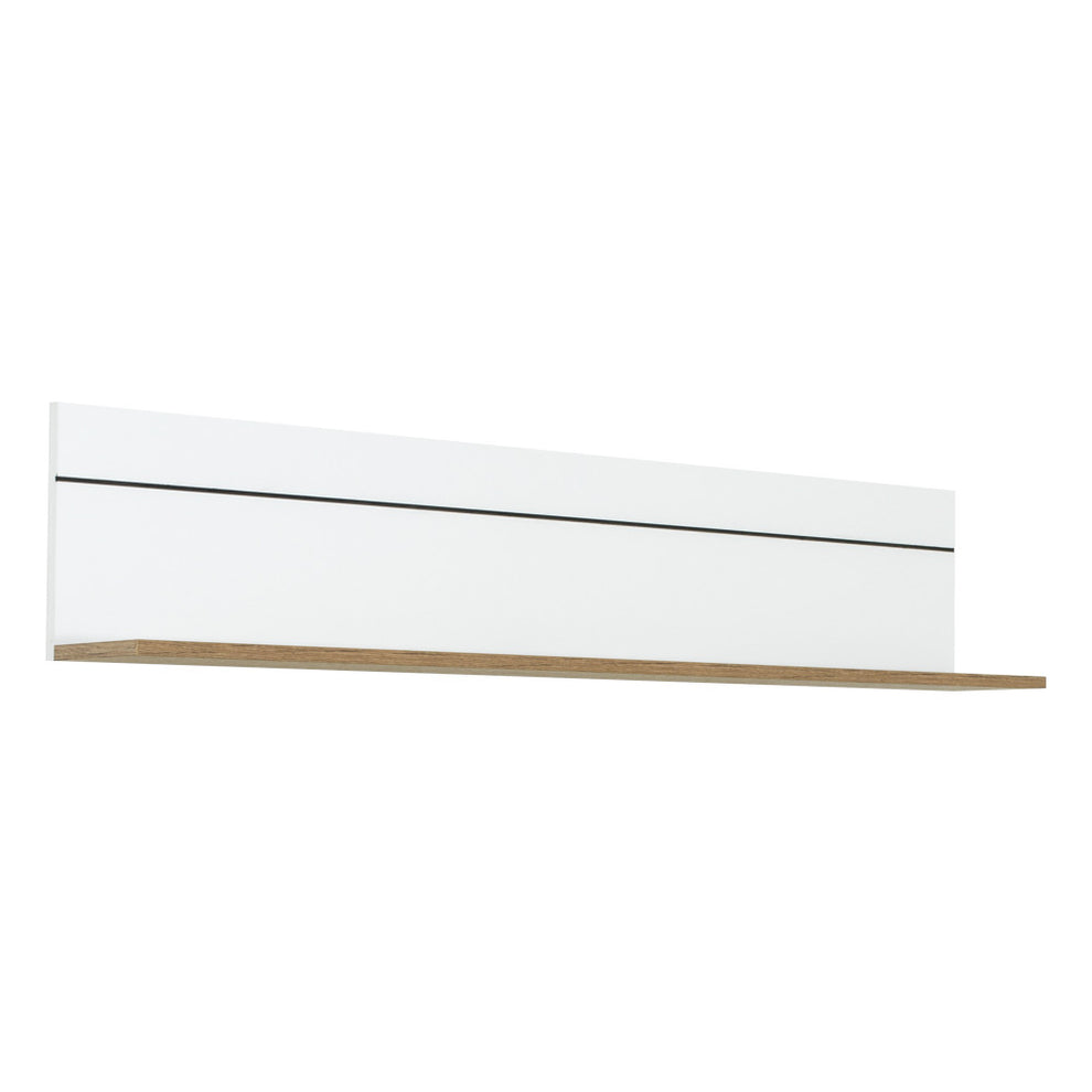 Set Living Urbano White Cu Polita, 285 cm