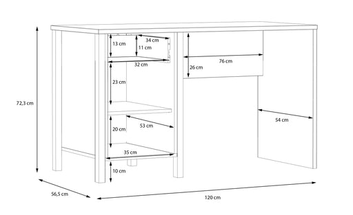 Birou Hight Rock 120 Cm