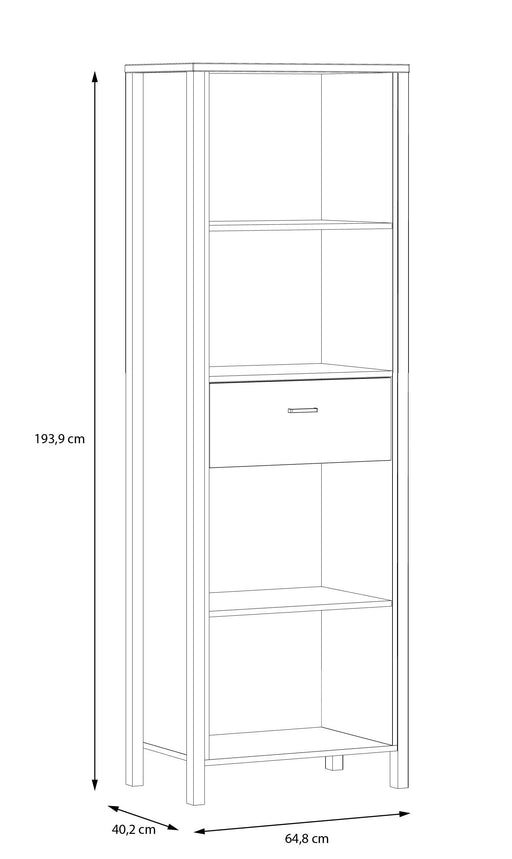 Biblioteca Hight Rock 64.8 Cm