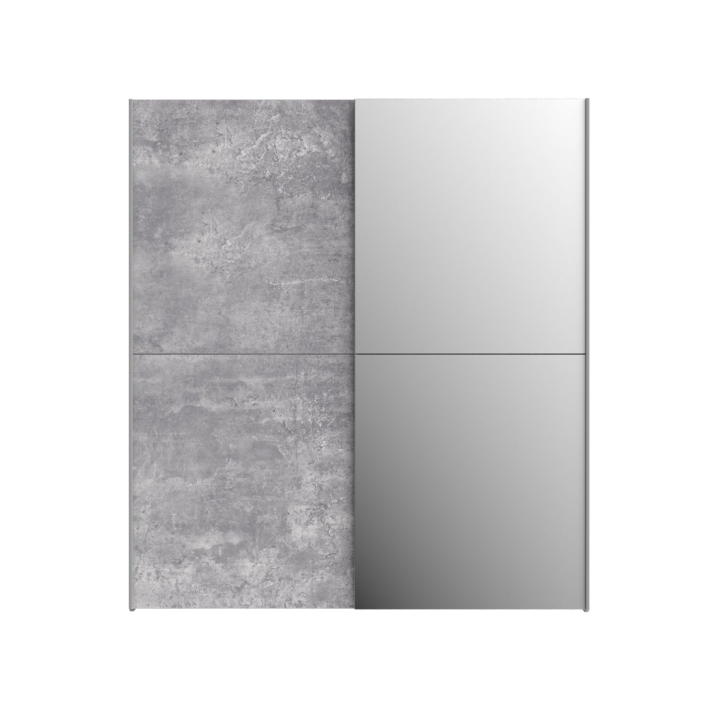 Dulap Kalis Beton Optic Gri Deschis, 170.3 Cm