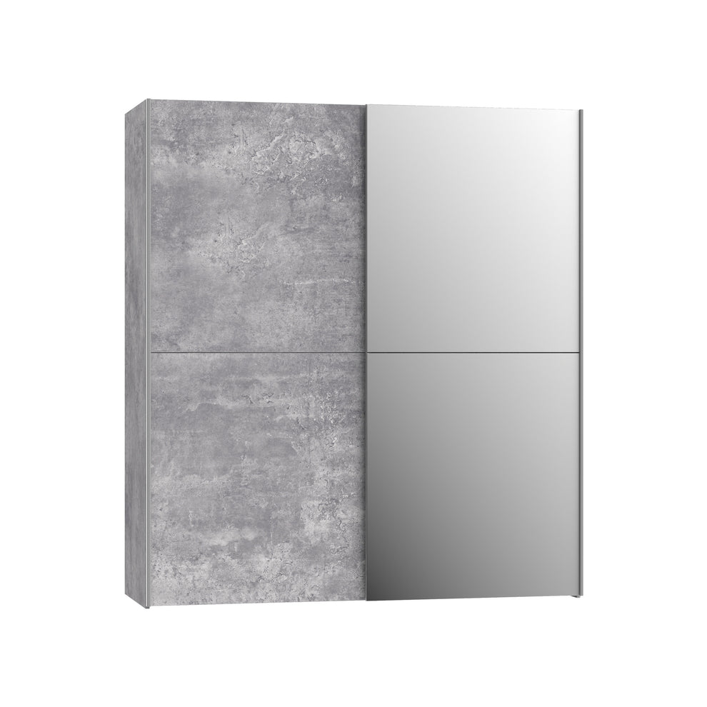 Dulap Kalis Beton Optic Gri Deschis, 170.3 Cm