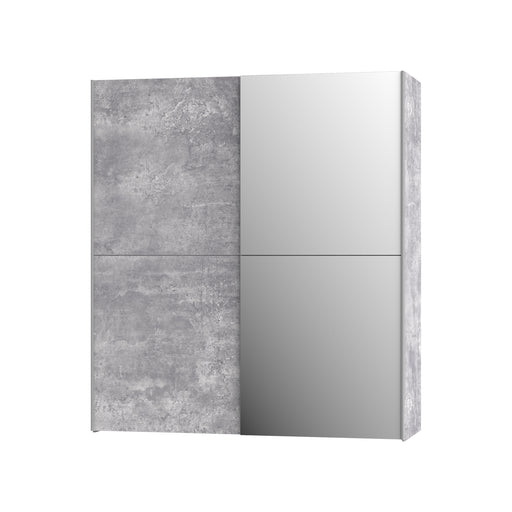 Dulap Kalis Beton Optic Gri Deschis, 170.3 Cm