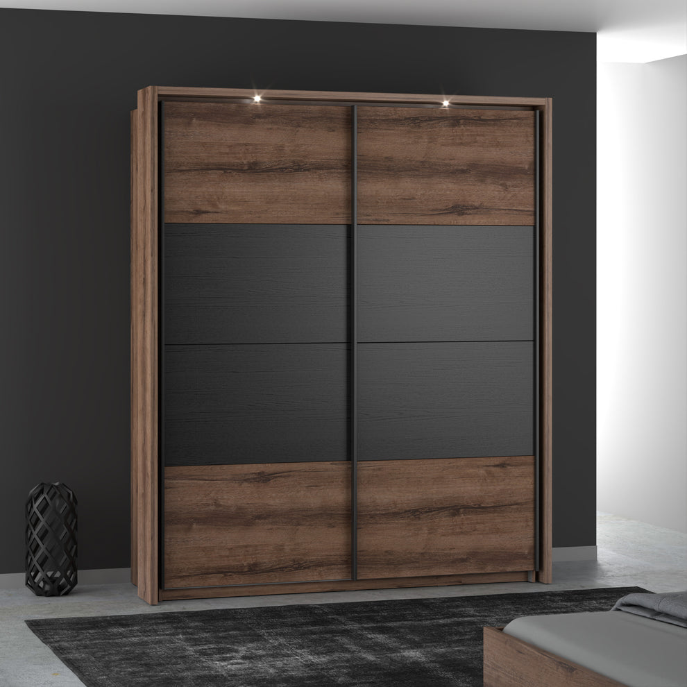 Rama Cu Led Dulap Rimrock Stejar Pamantiu, 230.9 cm