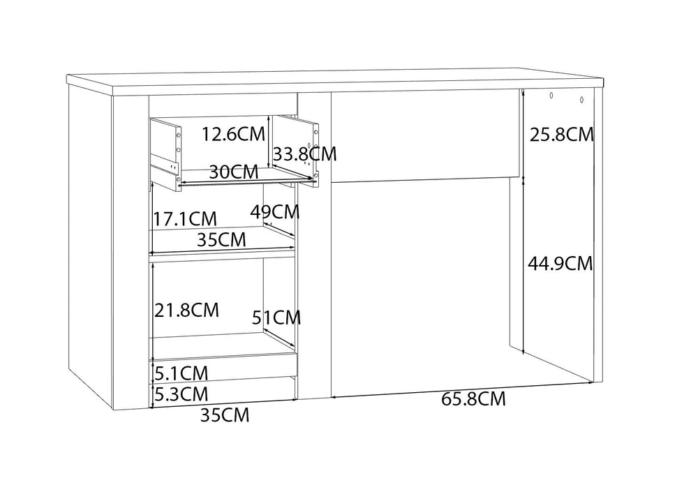 Birou Havana 120 Cm