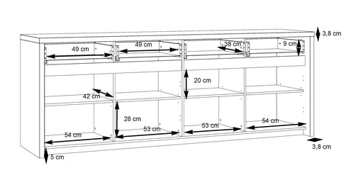 Comoda Sentozza 227 Cm