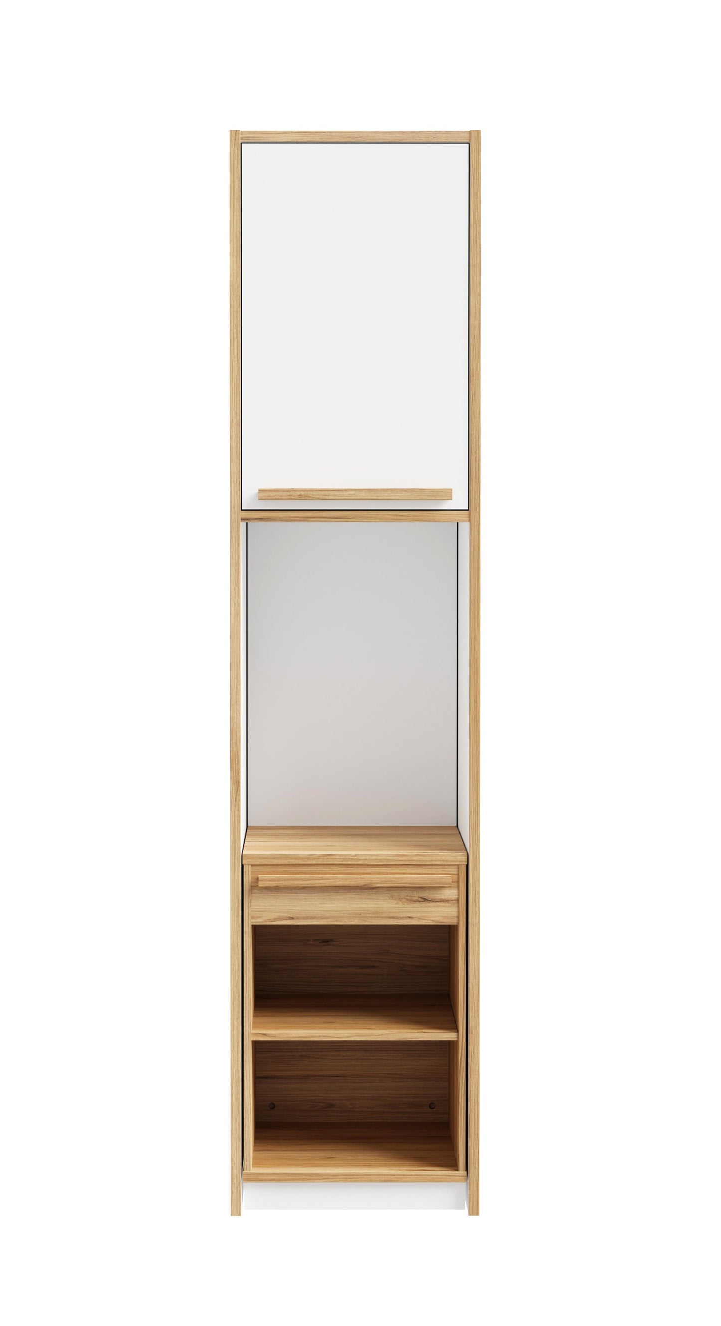Biblioteca Multifunctionala Cu 1 Usa Si Extensie Birou Smartway, 49 Cm