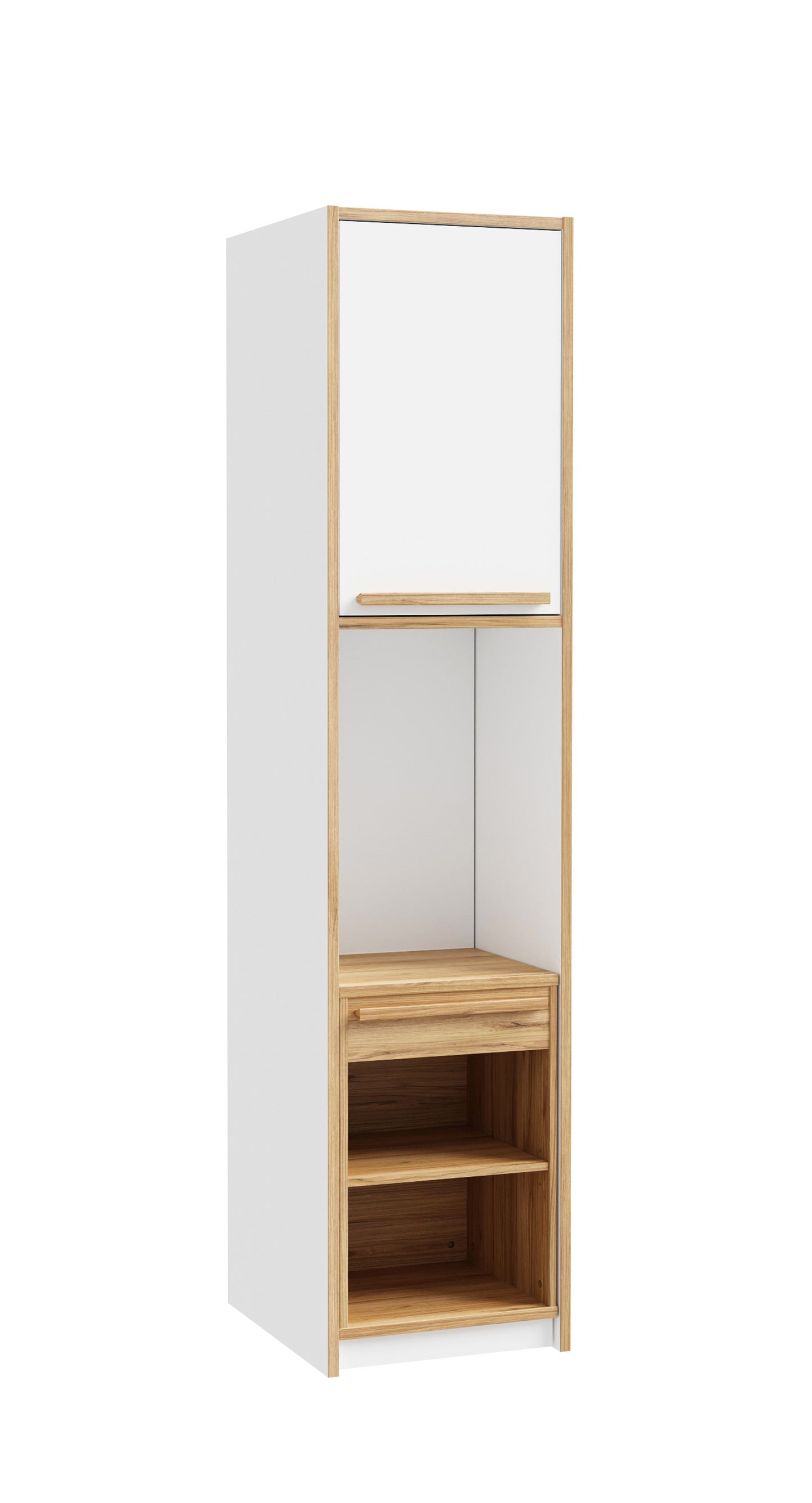 Biblioteca Multifunctionala Cu 1 Usa Si Extensie Birou Smartway, 49 Cm