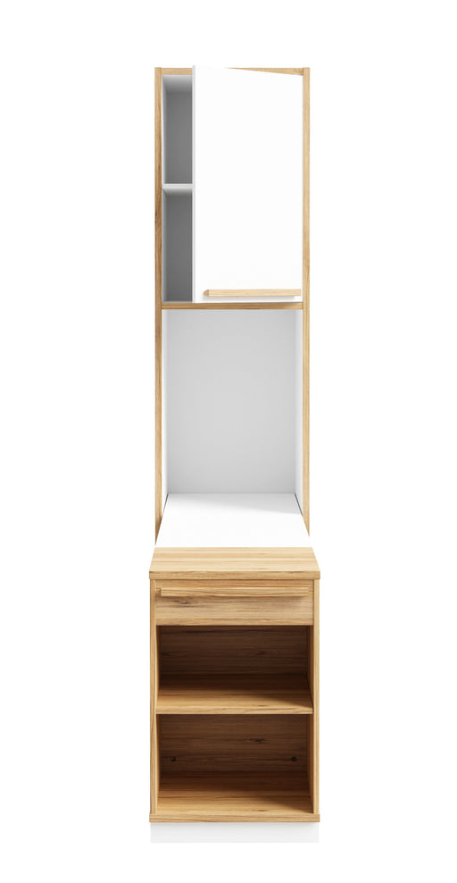 Biblioteca Multifunctionala Cu 1 Usa Si Extensie Birou Smartway, 49 Cm