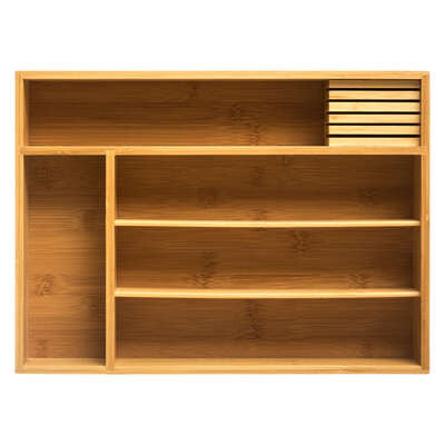 Organizator Sertar Bamboo, 28 Cm