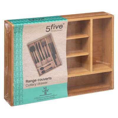 Organizator Sertar Bamboo, 28 Cm