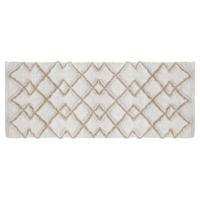 Covor De Baie Ethnic, Taupe, 50 X 120 Cm