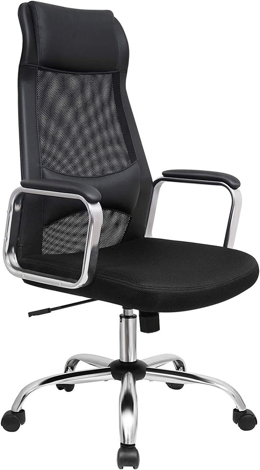Scaun De Birou Ergonomic, Spatar Respirabil, Reglabil In Inaltime, Negru