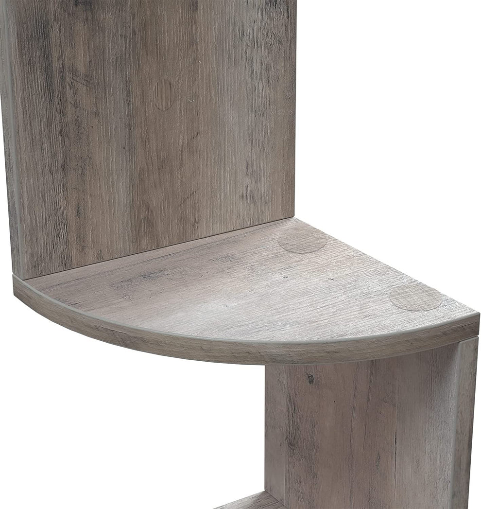 Raft De Colt Pe 5 Niveluri Cu Design In Zig-Zag, Gri