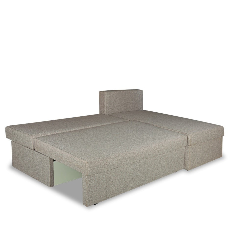 Coltar Extensibil Cu Lada Vario, Interschimbabil Stanga/Dreapta, Gri, 220 X 80 X 155 Cm