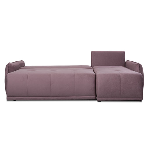 Coltar Extensibil Joy, Lada Depozitare, Interschimbabil Stanga/Dreapta, Roz, 254 Cm