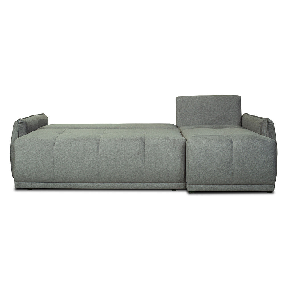 Coltar Extensibil Joy, Lada Depozitare, Interschimbabil Stanga/Dreapta,Gri, 254 Cm