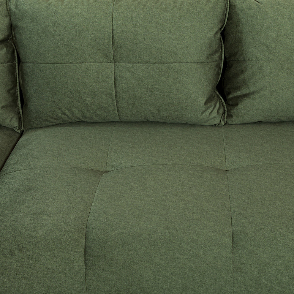Coltar Extensibil Joy, Lada Depozitare, Interschimbabil Stanga/Dreapta, Verde, 254 Cm