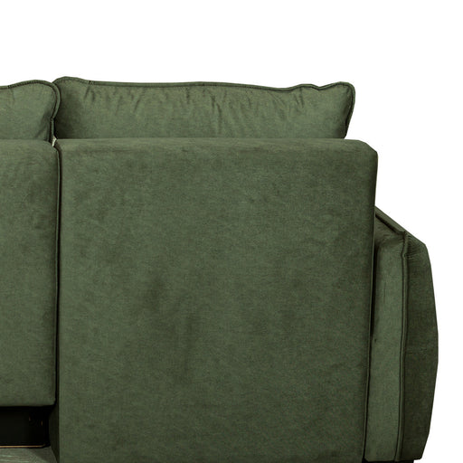 Coltar Extensibil Joy, Lada Depozitare, Interschimbabil Stanga/Dreapta, Verde, 254 Cm
