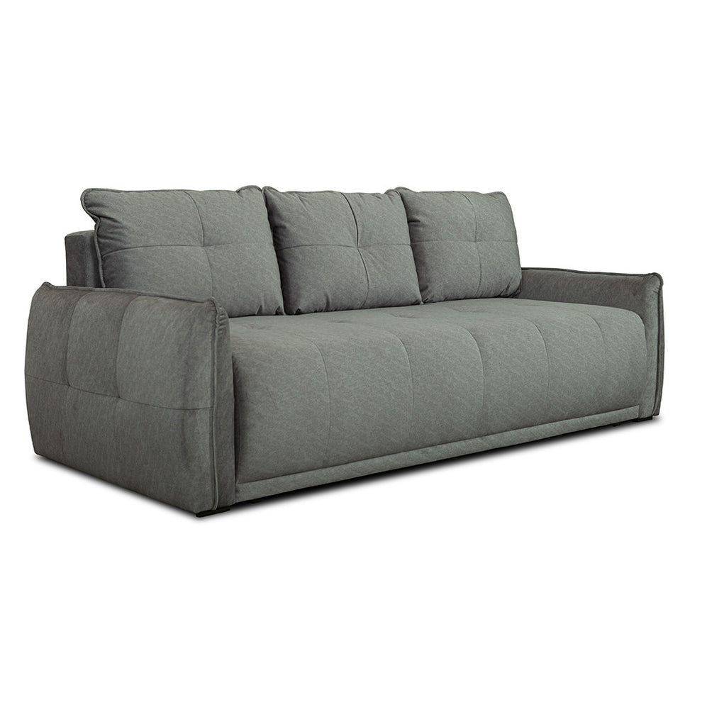 Canapea Extensibila Joy, Lada Depozitare, Gri, 222 Cm