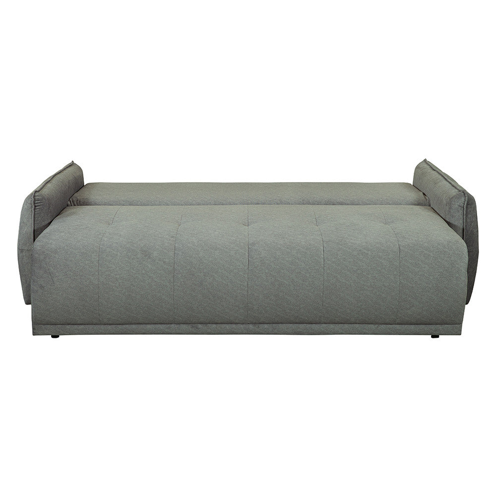 Canapea Extensibila Joy, Lada Depozitare, Gri, 222 Cm