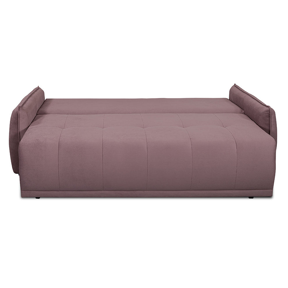 Canapea Extensibila Joy, Lada Depozitare, Roz, 222 Cm