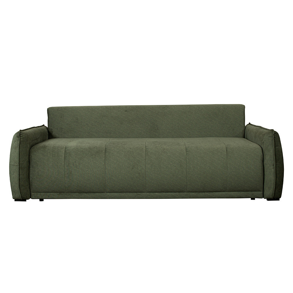 Canapea Extensibila Joy, Lada Depozitare, Verde, 222 Cm