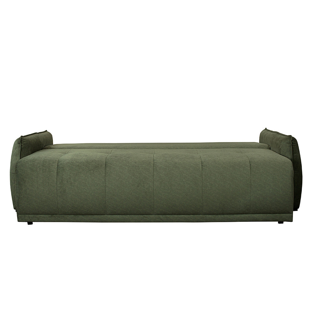 Canapea Extensibila Joy, Lada Depozitare, Verde, 222 Cm