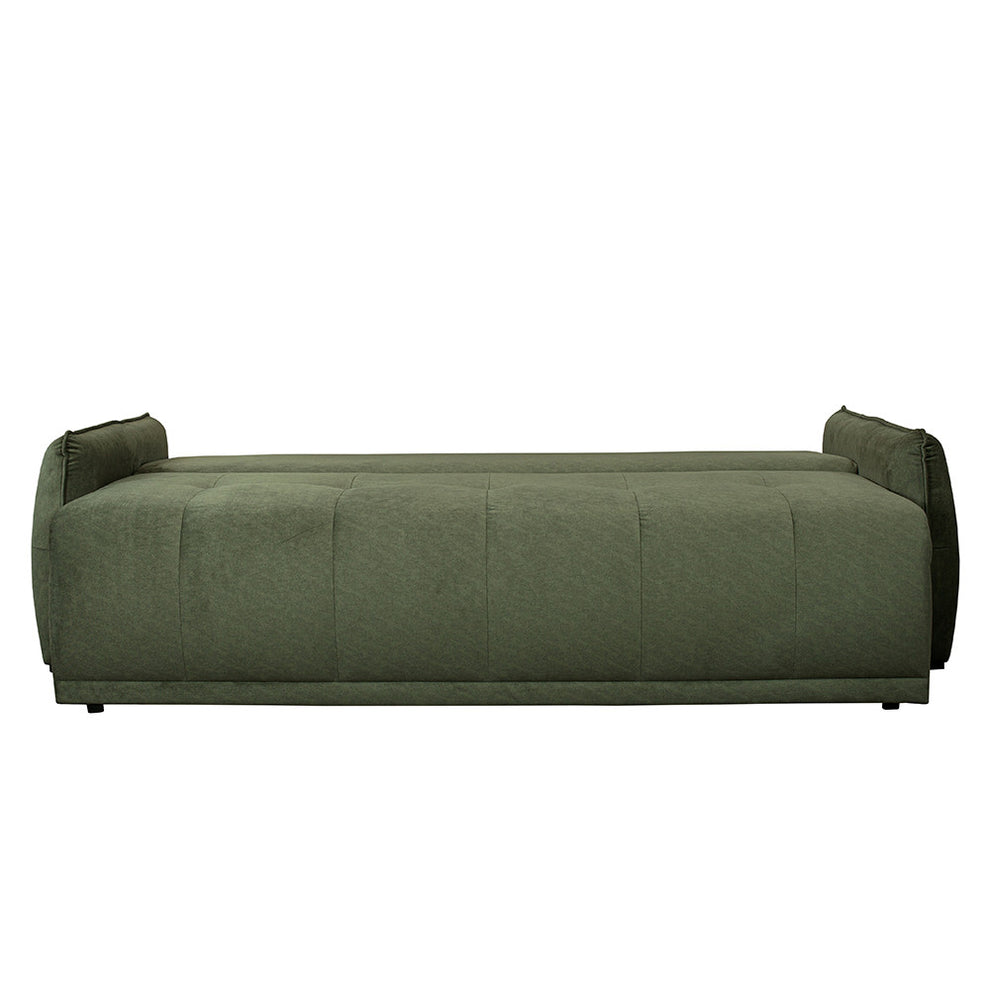 Canapea Extensibila Joy, Lada Depozitare, Verde, 222 Cm