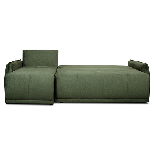 Coltar Extensibil Joy, Lada Depozitare, Interschimbabil Stanga/Dreapta, Verde, 254 Cm