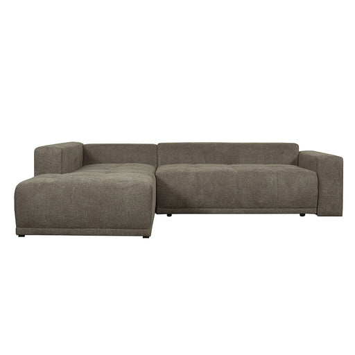Coltar Extensibil Cu Otoman Stanga Otis, 5 Locuri, Lada Depozitare, Maro, 280 Cm