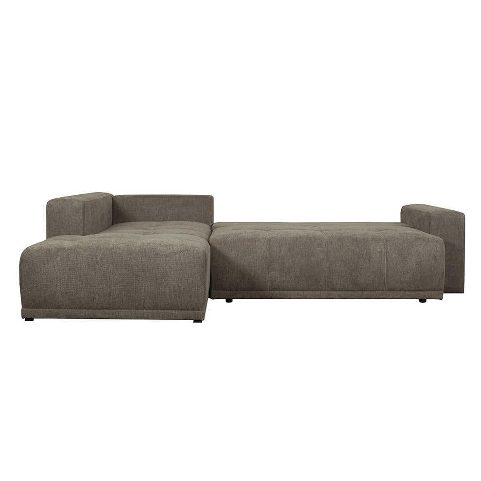 Coltar Extensibil Cu Otoman Stanga Otis, 5 Locuri, Lada Depozitare, Maro, 280 Cm