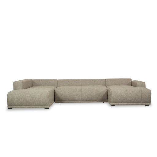 Coltar U Extensibil Otis Stanga, 6 Locuri, Lada Depozitare, Bej, 357 Cm