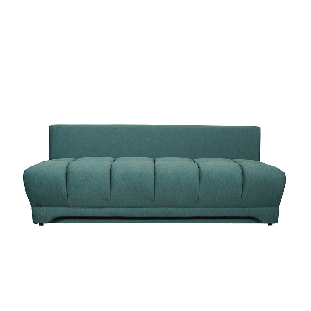 Canapea Extensibila Dali, 3 Locuri, Lada Depozitare, Verde, 210 Cm