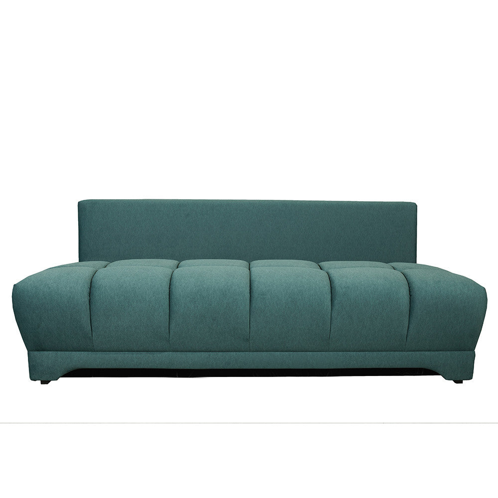 Canapea Extensibila Dali, 3 Locuri, Lada Depozitare, Verde, 210 Cm