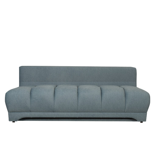 Canapea Extensibila Dali, 3 Locuri, Lada Depozitare, Albastru, 210 Cm