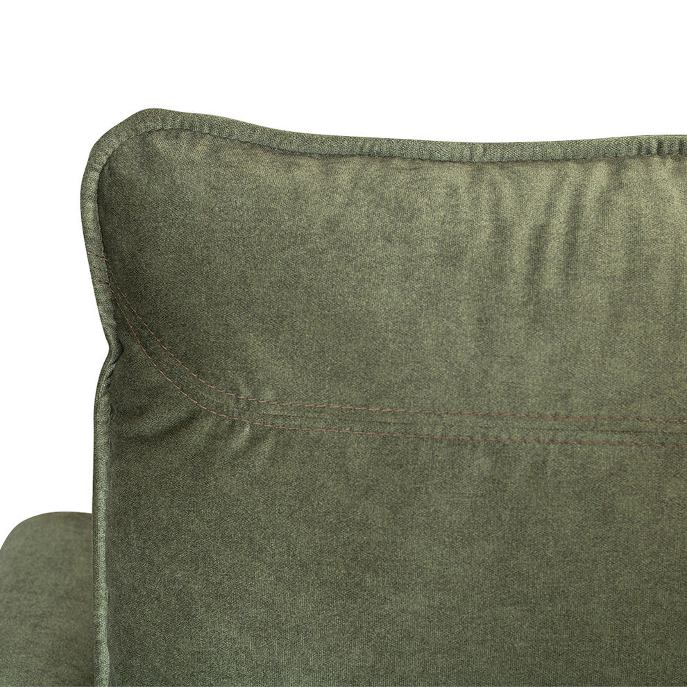 Canapea Extensibila Lea, 3 Locuri, Lada Depozitare, Verde, 225 Cm