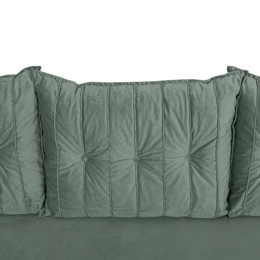 Canapea Extensibila Chic, 3 Locuri, Lada Depozitare, Verde, 242 Cm
