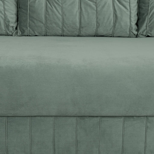 Canapea Extensibila Chic, 3 Locuri, Lada Depozitare, Verde, 242 Cm