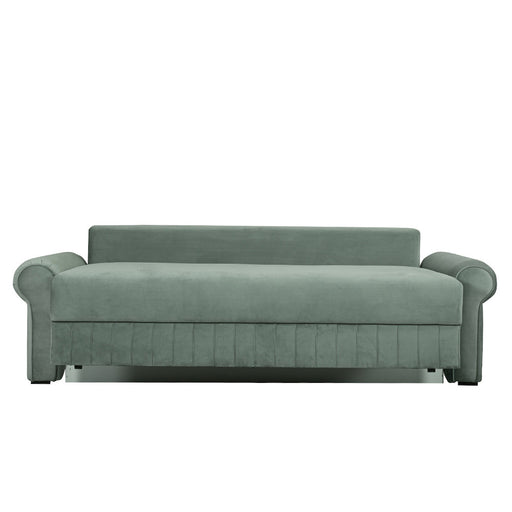 Canapea Extensibila Chic, 3 Locuri, Lada Depozitare, Verde, 242 Cm