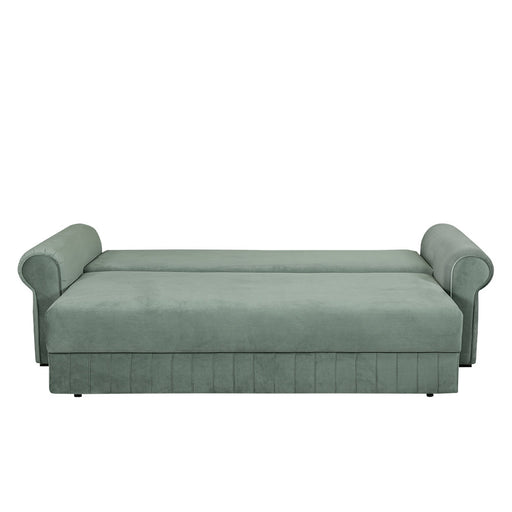Canapea Extensibila Chic, 3 Locuri, Lada Depozitare, Verde, 242 Cm