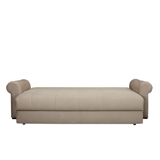 Canapea Extensibila Trendy, 3 Locuri, Lada Depozitare, Bej, 243 Cm