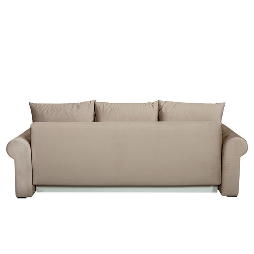 Canapea Extensibila Trendy, 3 Locuri, Lada Depozitare, Bej, 243 Cm
