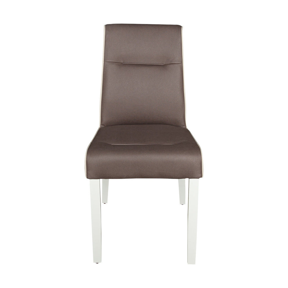 Set Masa Extensibila Fiona Cu 6 Scaune, Alb, 160/210  x 78 x 90 Cm