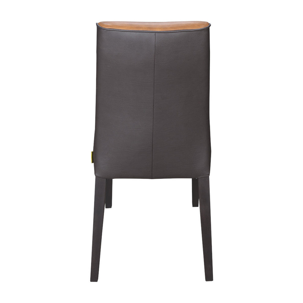 Set masa extensibila Fiona cu 4 Scaune, Brun inchis, 120/160 x 75.6 x 78 cm