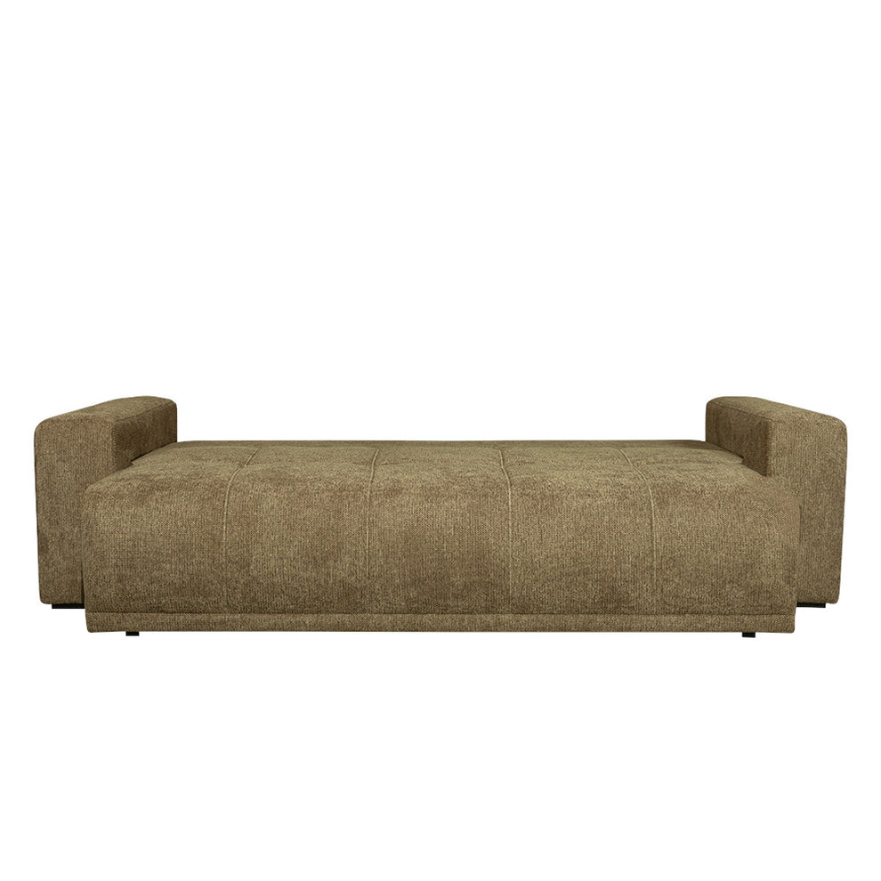 Canapea Extensibila Otis, 3 locuri, Lada Depozitare, Maro, 240 Cm