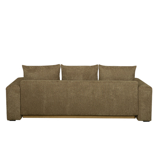 Canapea Extensibila Otis, 3 locuri, Lada Depozitare, Maro, 240 Cm