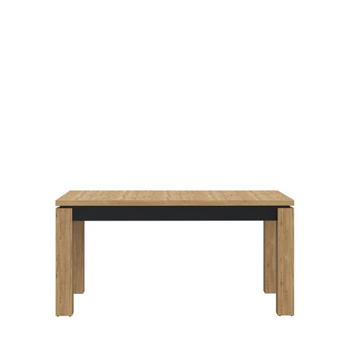 Masa Extensibila Kaszimiro, Stejar Waterford Si Negru, 180.4 x 78.2 x 90.4 Cm