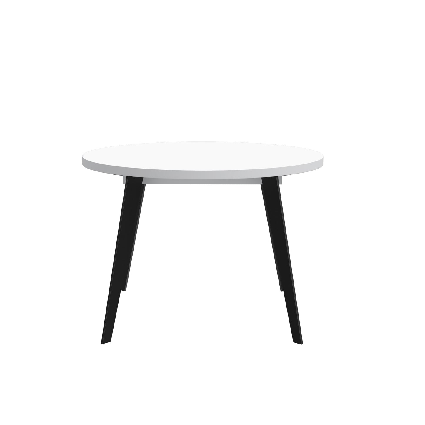 Masa Rotunda Extensibila Tabia Alb, 110/155 Cm